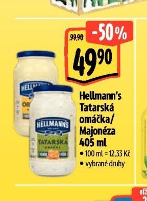 Hellmann's Tatarská omáčka / Majonéza 405 ml