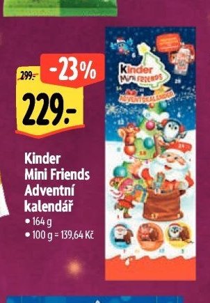 Kinder Mini Friends Adventní kalendář