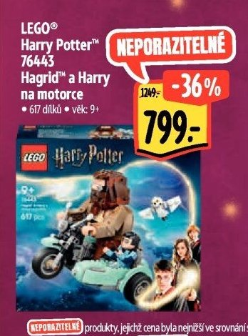 LEGO Harry Potter 76443 Hagrid a Harry na motorce