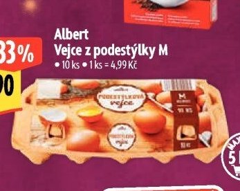Albert Vejce z podestýlky M - Albert akcniletaky.com