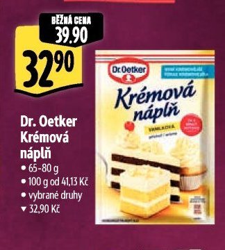 Dr. Oetker Krémová náplň