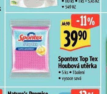 Spontex Top Tex Houbová utěrka