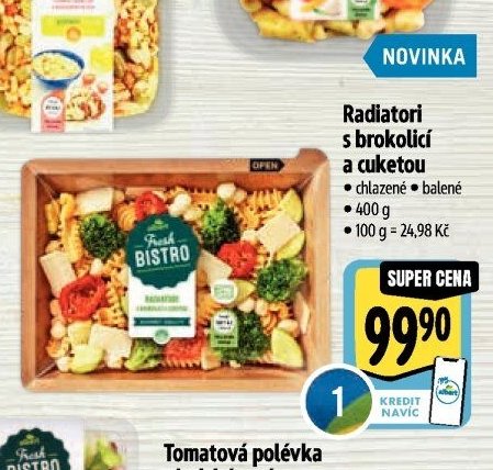 Radiatori s brokolicí a cuketou