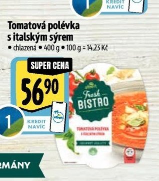 Tomatová polévka s italským sýrem
