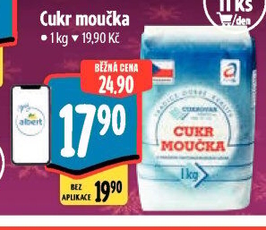 Cukr moučka Cukrovar Vrbátky
