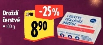 Droždí čerstvé