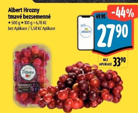 Hrozny tmavé bezsemenné Albert