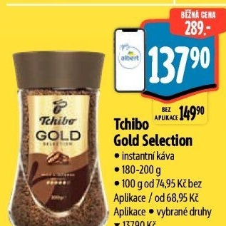 Instantní káva Tchibo Gold Selection