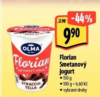 Jogurt smetanový Florian Olma