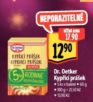 Kypřicí prášek Dr. Oetker