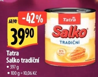 Mléko kondenzované Salko Tatra
