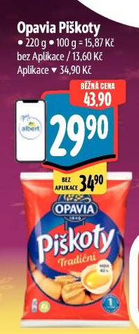 Piškoty Opavia