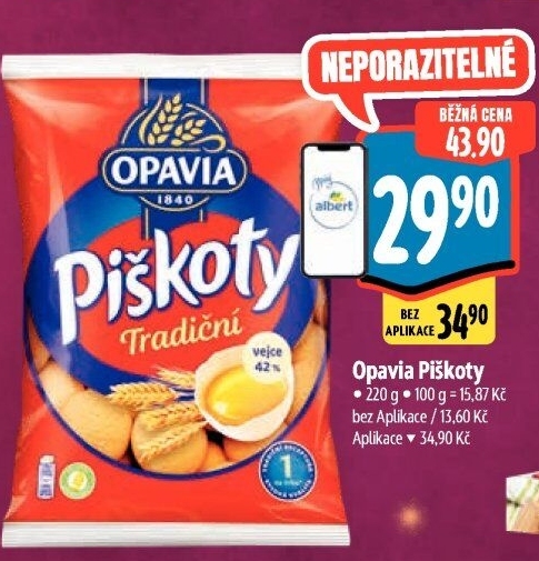 Piškoty Opavia