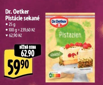 Pistácie sekané Dr. Oetker