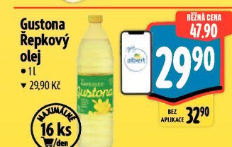 Řepkový olej Gustona