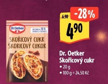 Skořicový cukr Dr. Oetker