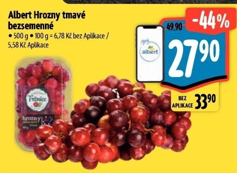 Hrozny tmavé bezsemenné Albert