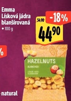 Lískové ořechy Emma