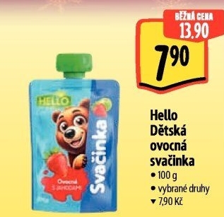 Ovocná kapsička Hello