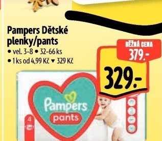 Pleny dětské Pampers Pants