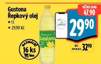 Řepkový olej Gustona
