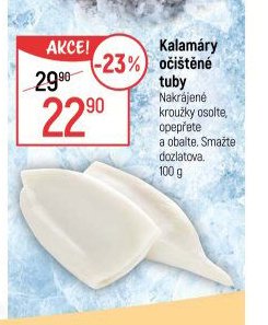 Kalamáry očištěné tuby