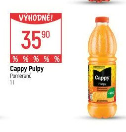 Cappy Pulpy Pomeranč 1 l