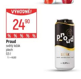 Proud světlý ležák - Globus akcniletaky.com
