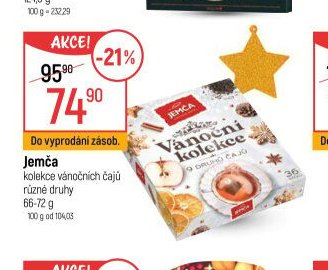 Jemča vánoční čaj