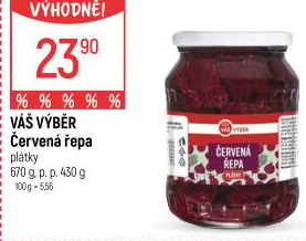 Červená řepa Váš Výběr