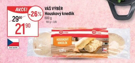 Houskový knedlík Váš Výběr