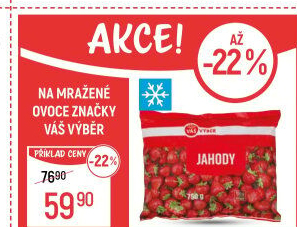Jahody mražené Váš Výběr