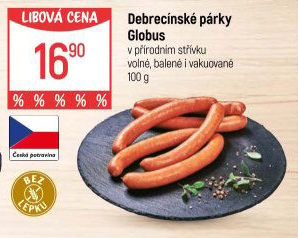 Párky debrecínské Globus