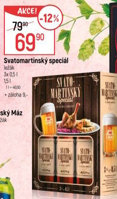 Pivo ležák Svatomartinský speciál