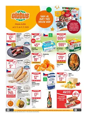 akční leták Globus 5.11.2025-11.11.2025