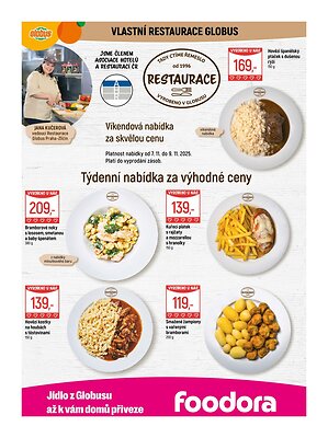 akční leták Globus 5.11.2025-11.11.2025