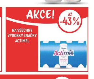 Na všechny výrobky značky Actimel