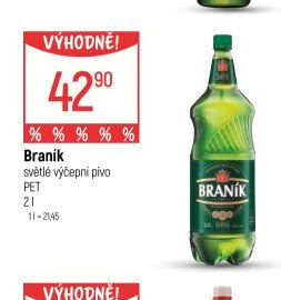 Braník světlé výčepní pivo