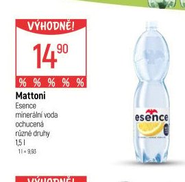 Mattoni Esence minerální voda