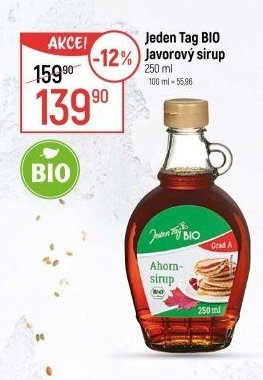 Jeden Tag BIO Javorový sirup