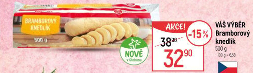 Bramborový knedlík Váš Výběr