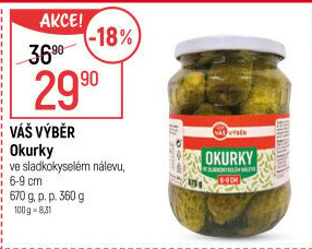 Okurky Váš Výběr