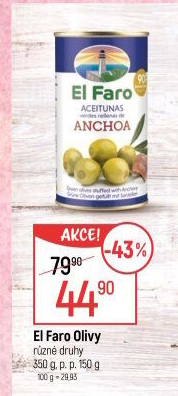 Olivy plněné El Faro