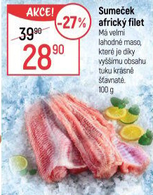 Sumeček africký filety