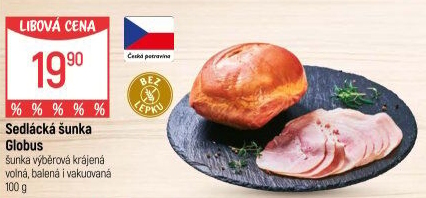 Šunka sedlácká výběrová Globus