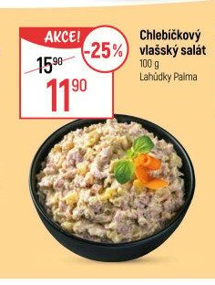 Chlebíčkový vlašský salát