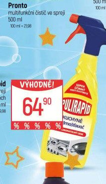Pulirapid čistič kuchyně ve spreji