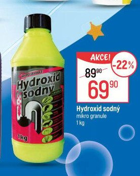 Hydroxid sodný mikro granule