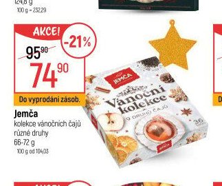 Jemča kolekce vánočních čajů