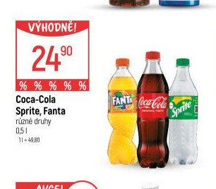 Coca-Cola, Sprite, Fanta